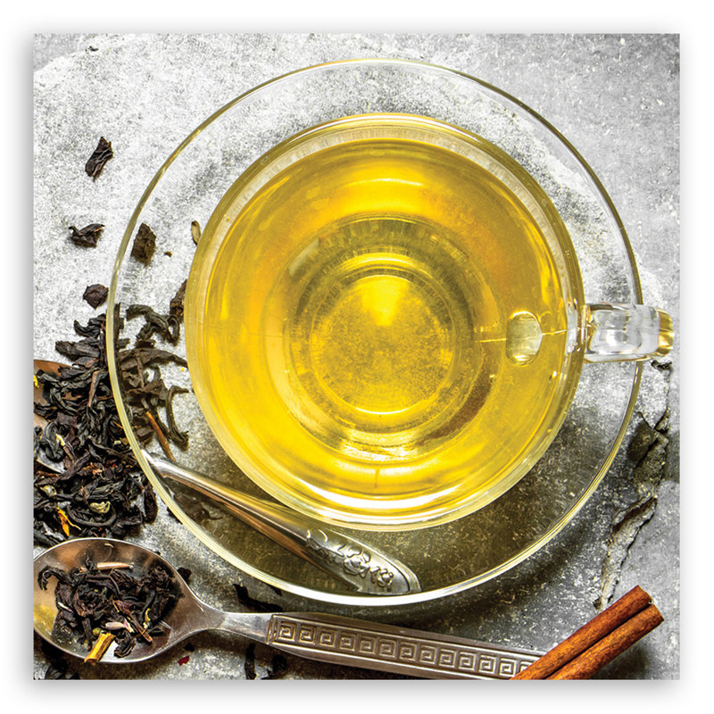 Mural, Aromatic Tea - No Frame Print on Canvas, 30cm H x 30cm W