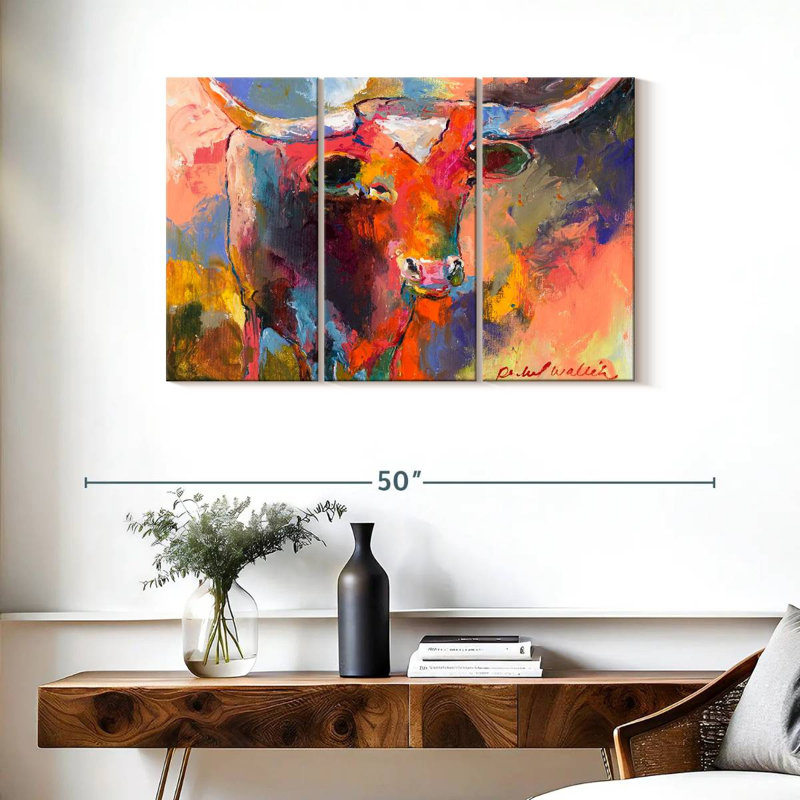 Brampt Steer, 24" H x 38" W