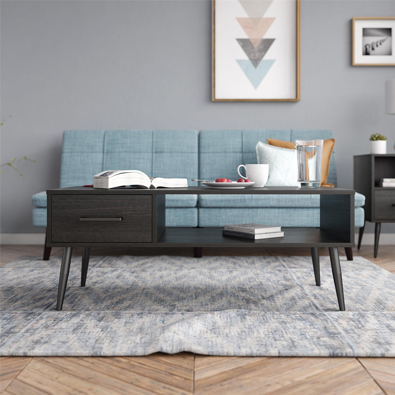 Iveta Four Leg Coffee Table with Storage