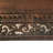 67" Hammered Copper Double Slipper Bathtub with Scroll Base and Nickel Inlay