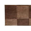 Wool Checkered Area Rug in Dark Brown