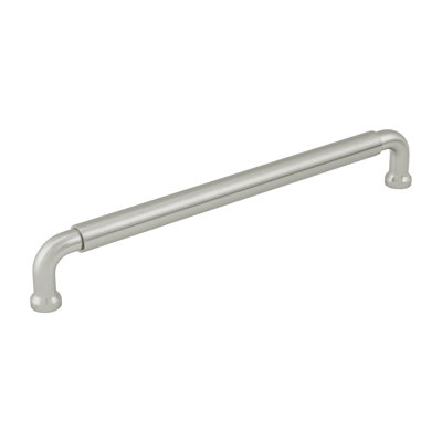 Edgewood Collection Handle Pull - 8-13/16" Center to Center Cabinet Pull Satin Nickel - Transitional Hardware for Drawers & Cabinets