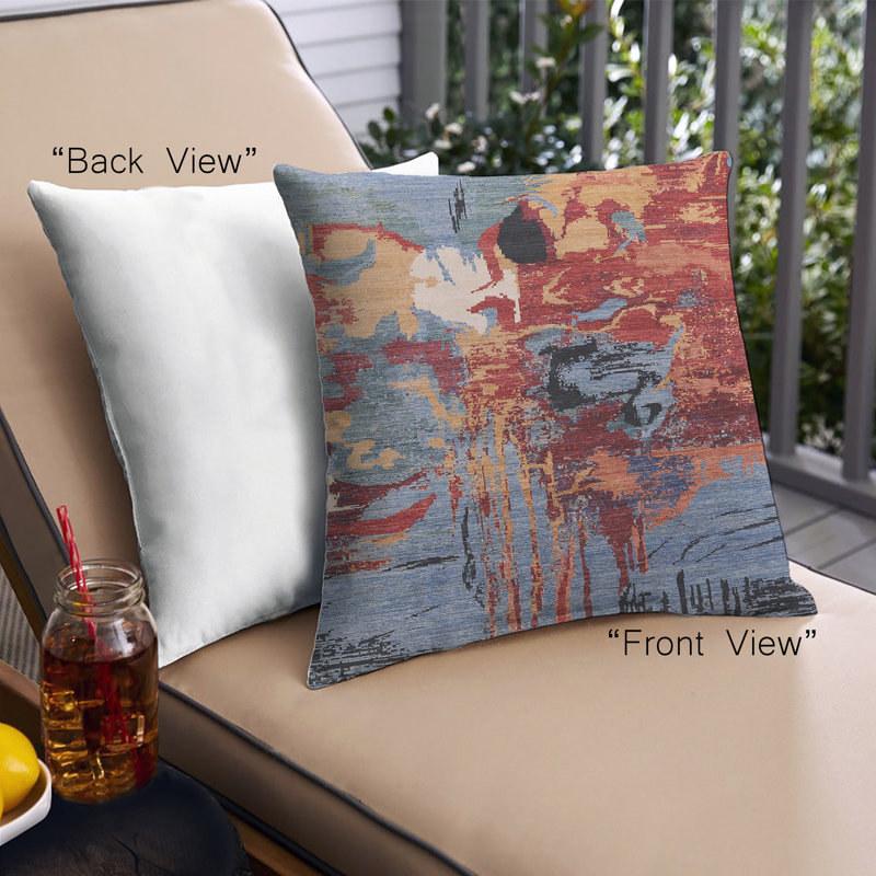 Housse et insert de coussin carré Mid-Century Urban