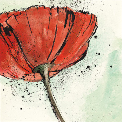 «Not A California Poppy I» par Chris Paschke, reproduction sur toile