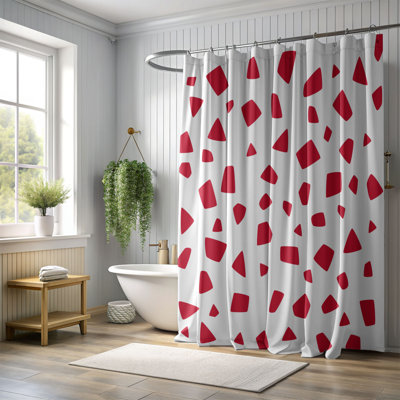 Rideau de douche Crimson Artifacts - 1 pièce