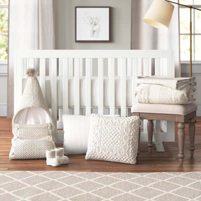 Selina 7 - Piece Organic Crib Bedding Set