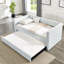 Lit de jour simple avec revêtement gris pour un confort accru-2004809461