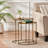 Souvigny Iron Top End Table