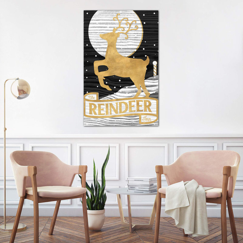 Winter Lodge Sign II by Andi Metz - Wrapped Canvas Print, 66.04 cm H x 45.72 cm W x 3.175 cm D