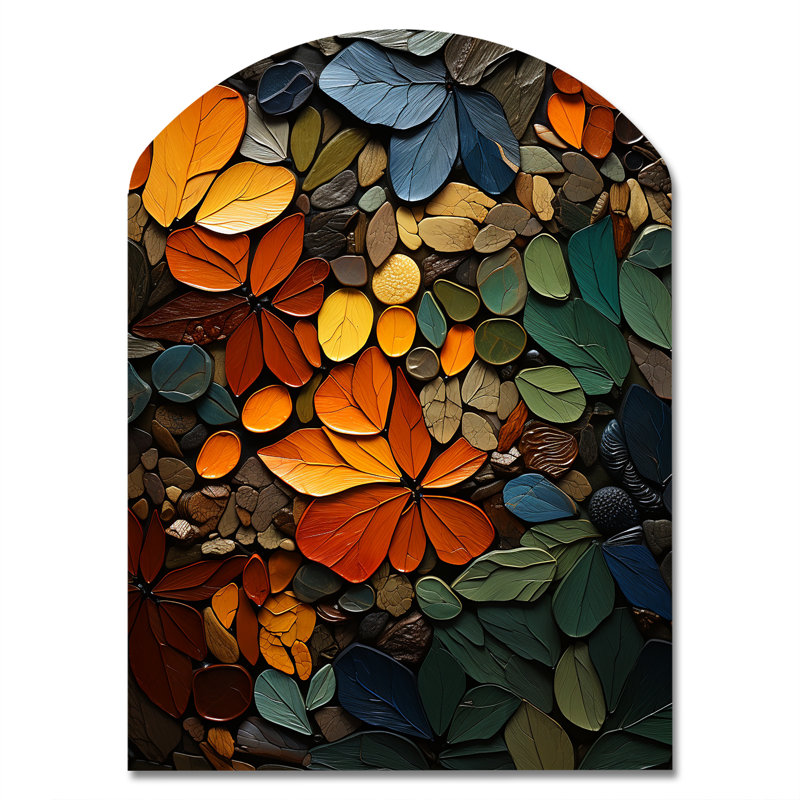 Cindylee - arche rigide, art mural en métal, reproduction de sculpture murale asymétrique en métal, H 34 po x l 25 po