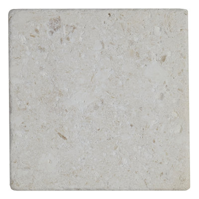 Oxford 4" x 4" Limestone Field Tile in Blavet Blanc