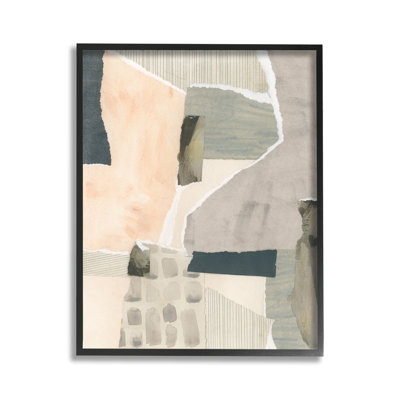 «Neutral Patterns Abstract» par June Erica Vess sur toile
