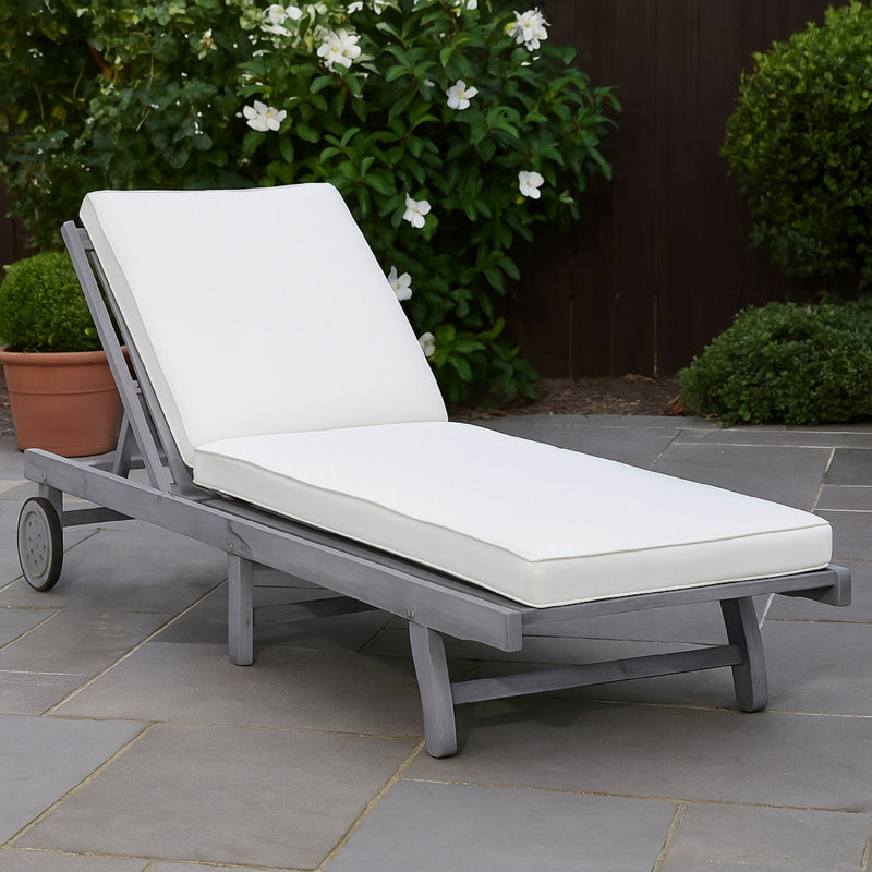 79.6 "Long Acacia Single chaise, Gray