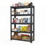 Étagère de rangement en maille métallique réglable à 72 niveaux H 72 po (capacité de charge de 2000 lb) - Organisateur de tablettes en métal pour garde-manger, garage, cuisine - l 35,43 po x P 15,75 po x H 72 po