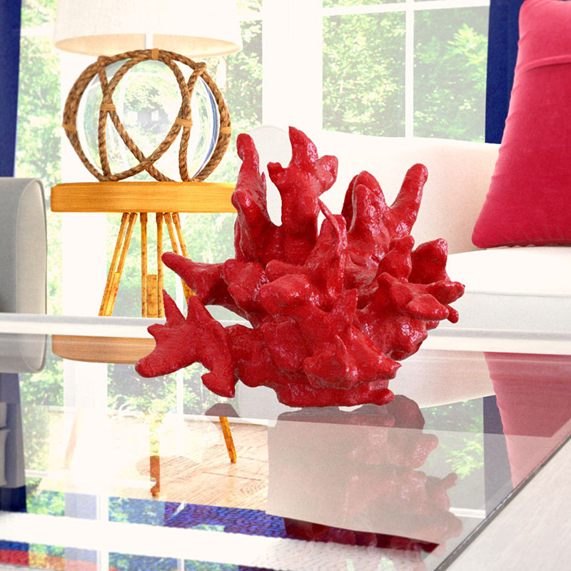 Sculpture en faux corail