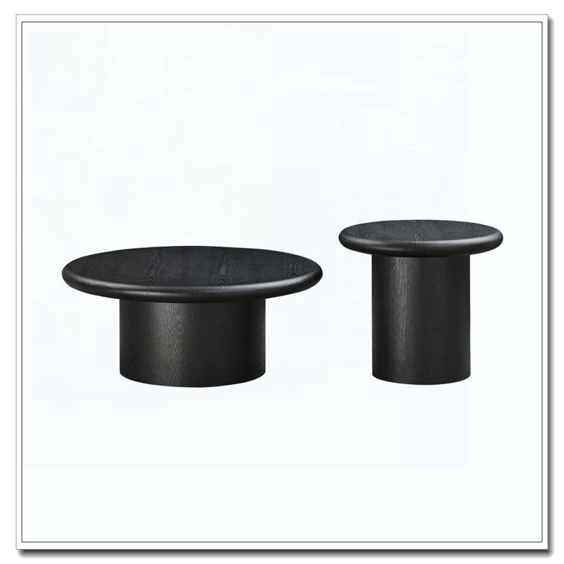 Ensemble de tables basses 2 pièces Modern, Noir