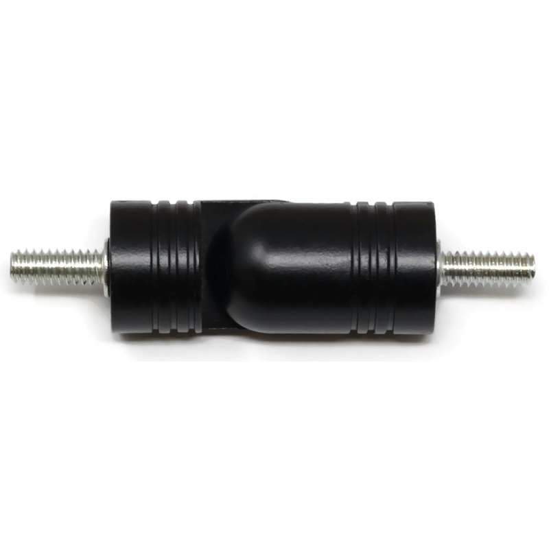 Accessoire de quincaillerie de rideau à charnière Peirce, Noir, H 0,87 po x l 3,5 po x P 0,87 po