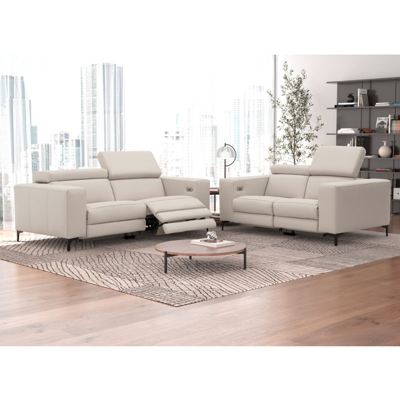 Canapé inclinable en cuir 2 places Love 