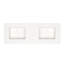 Plateau de meuble-lavabo double 60 po avec lavabo Serenity Collection-56597591-56597593