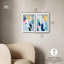 Art mural bleu Blush Boho-115200594-115200596