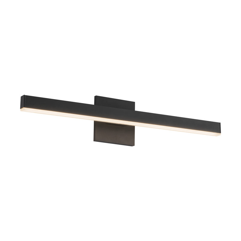 1 - Light Dimmable LED Bath Bar, Black, No