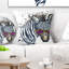 Drôle d'aquarelle zèbre - coussin imprimé animal-29516458-29516461