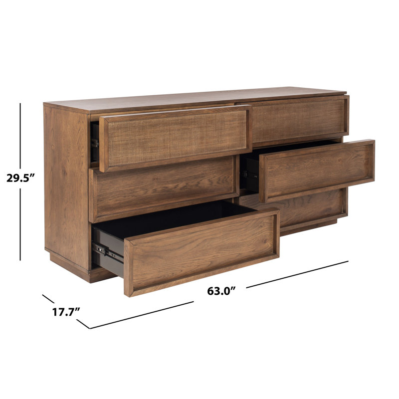 Hudson 6-Drawer Dresser - Stylish Storage Solution