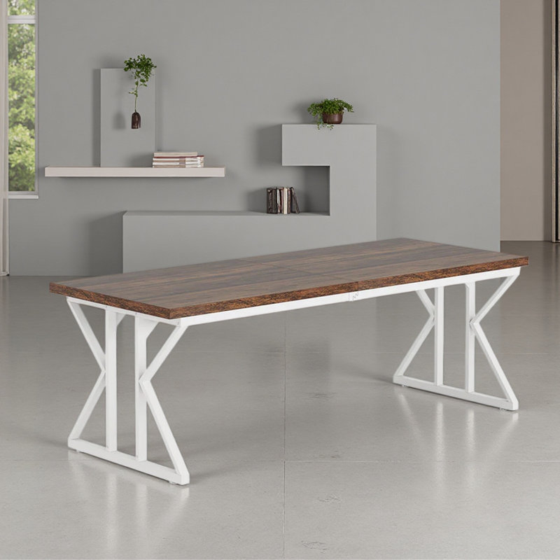 Spacious Office Desk,Computer Desk,Rustic Writing Desk
