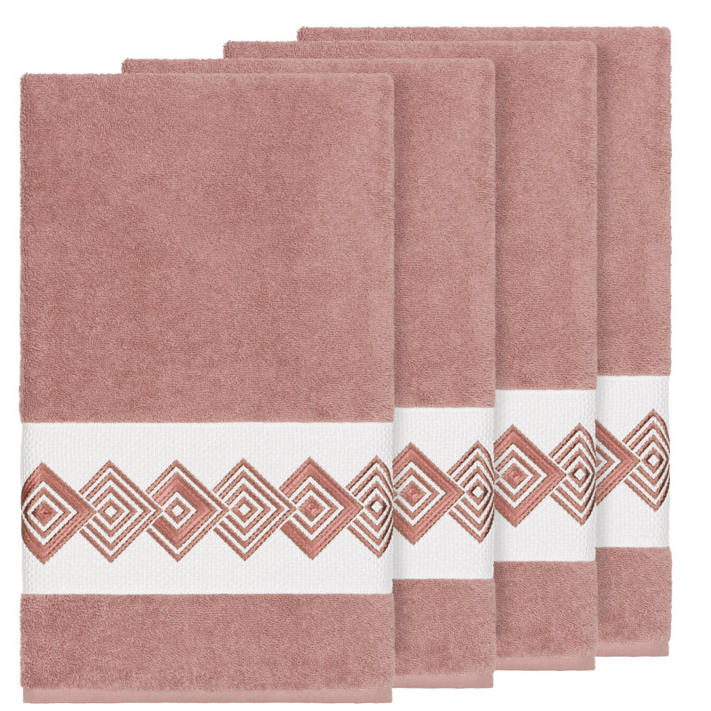 Noah Turkish Cotton Midweight Bath Towel, Tea Rose