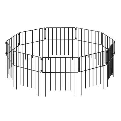 42cm H x 32cm W Metal Fence Panels Included