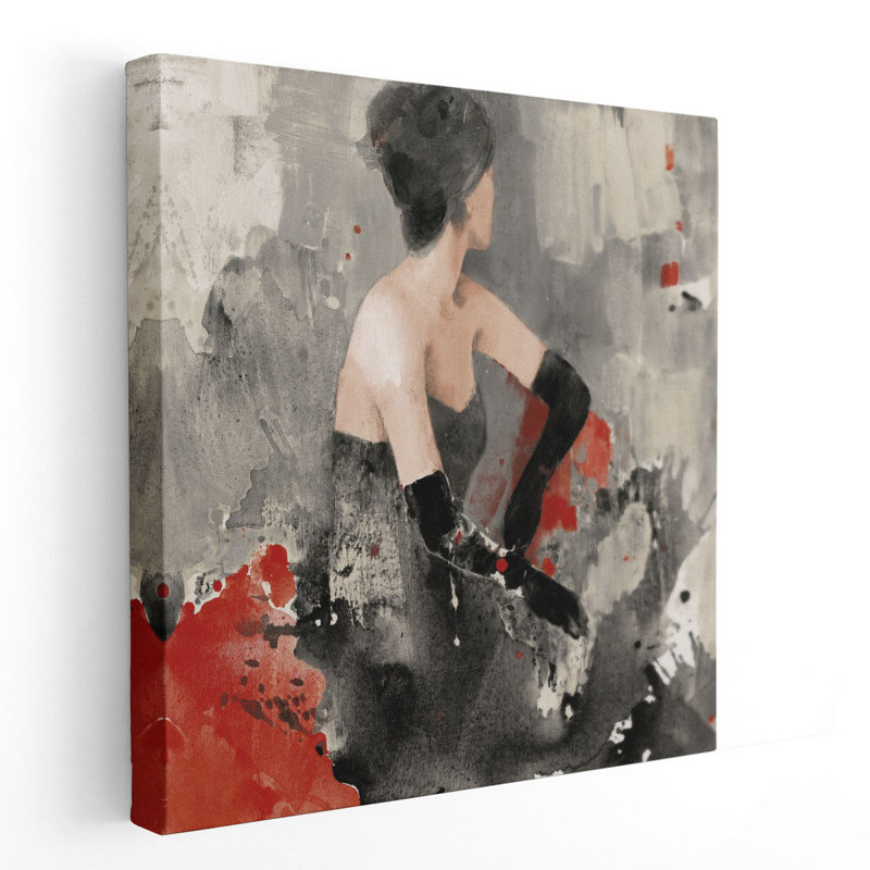«Beautiful Gaze I», reproduction d'art sur toile, H 12 po x l 12 po