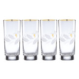 Holiday Gold 4-Piece Glassware Set