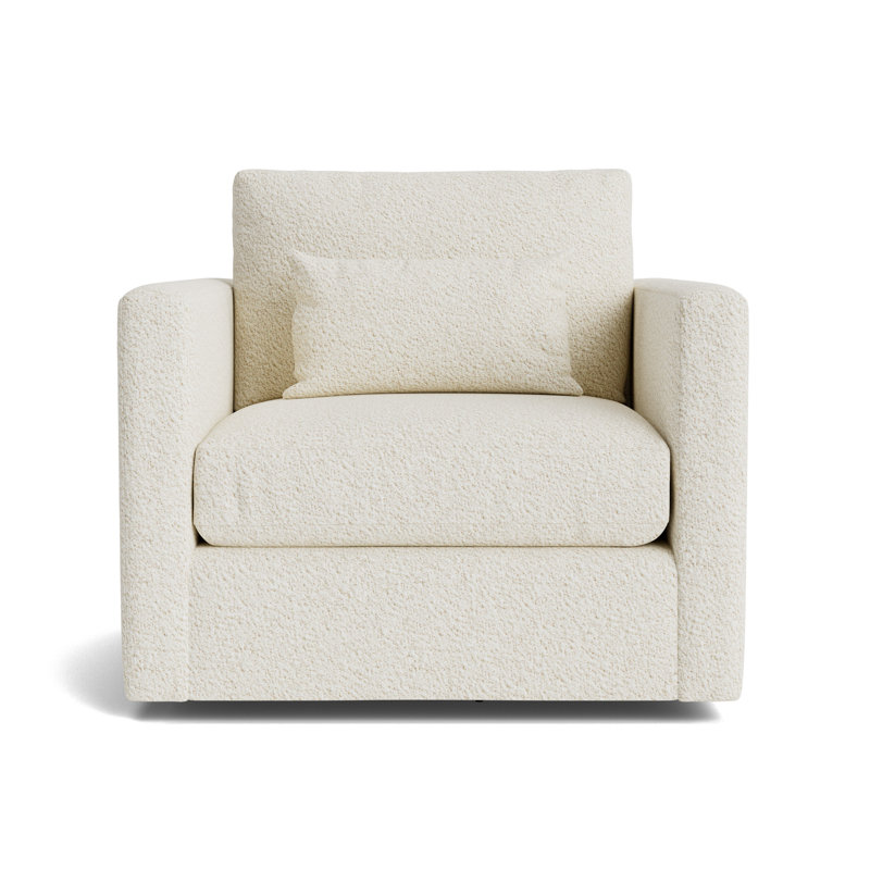 Haywood Full Swivel Chair, Berber - Cream