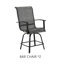 Tabouret de comptoir pivotant 24,41 po Emaleah-2083301424