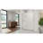 Infinity-Z 60" W x 72" H Single Sliding Frameless Shower Door-29346499-29346501