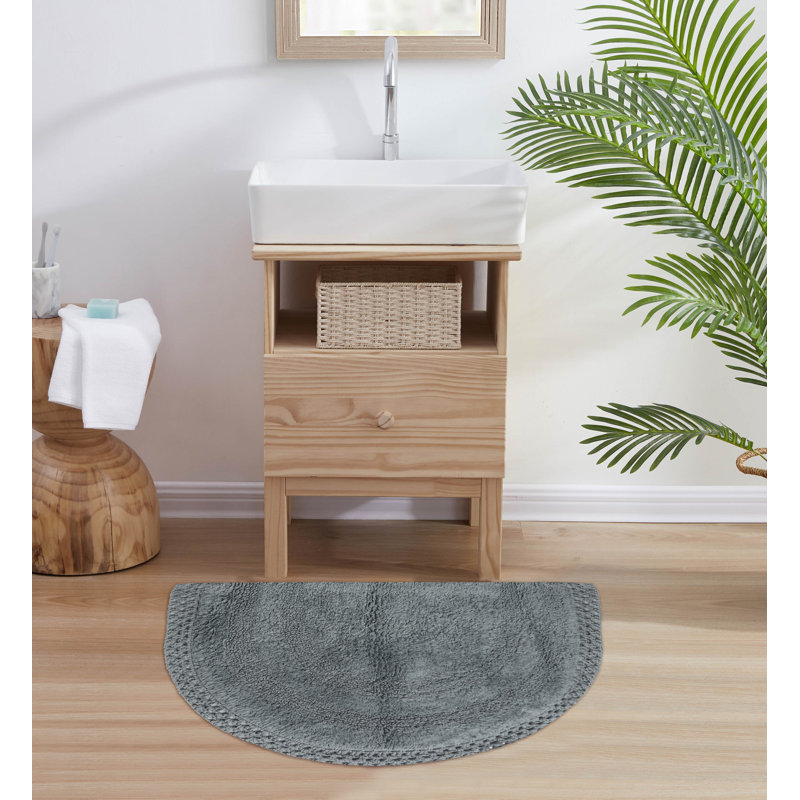 Tapis pour salle de bain Adiraica, Gris