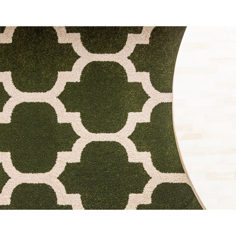 Molly Geometric Indoor Rug, Round 8'
