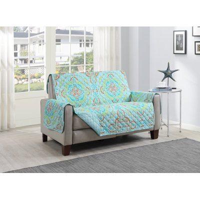Tamara Polyester T-Cushion Loveseat Slipcover