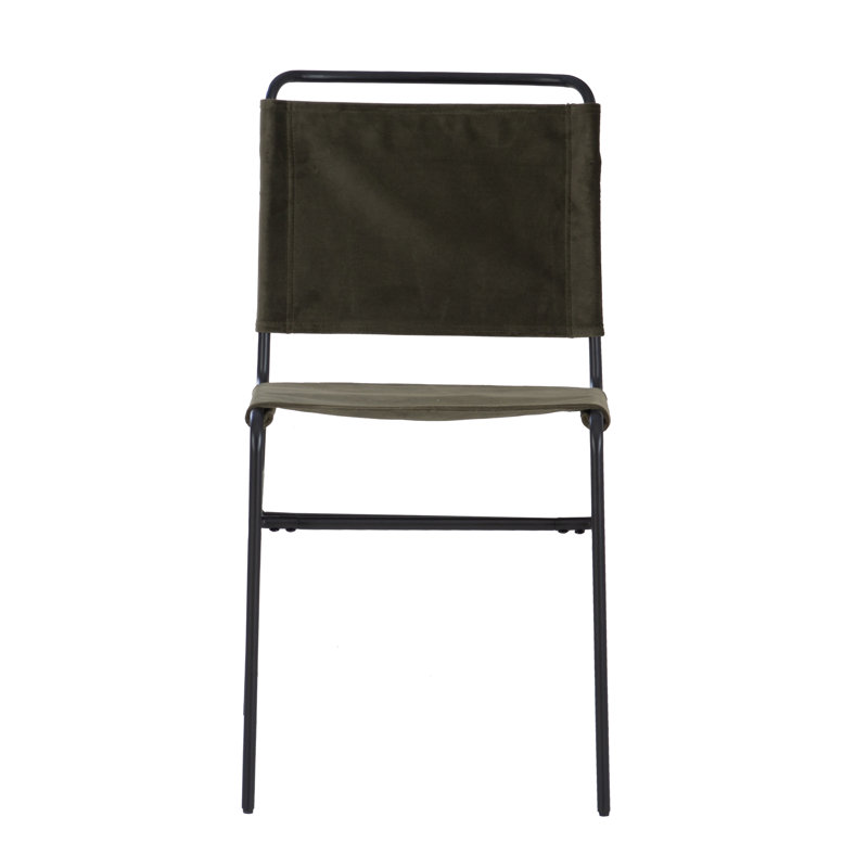 Bridgevale 19.625'' H Metal Side Chair, Green