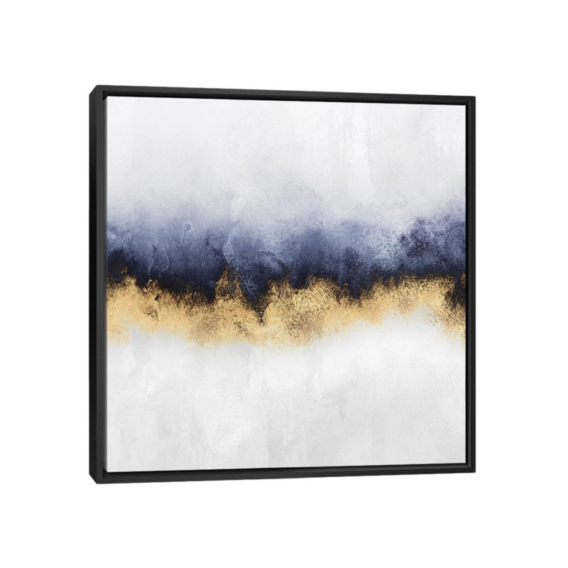 «Sky», reproduction sur toile, Toile avec cadre noir, Pas de tapis, H 18 po x l 18 po x P 1,5 po