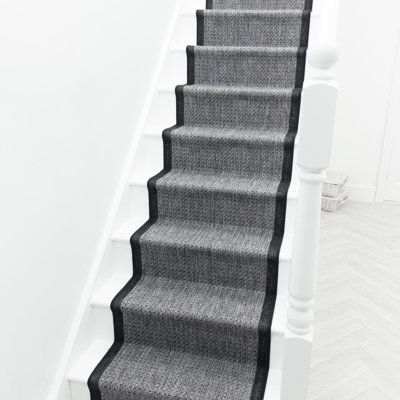 Stair Runner Gingham Flatweave Area Rug