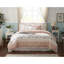Édredon très grand rosé - coton 9 pièces avec détails pour les accents de chambre à coucher-127366326