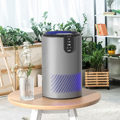 Air Purifiers for Home, Air Purifiers for Bedroom Up to 538 Ft/h, Room Air Purifier with 3-in-1 Filter for Smoke Pet Dander Odors with Sleep Mode Timer Fragrance for Bedroom Office Kitchen