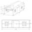 Pavillon de jardin permanent en métal L 20 pi. D Auvent