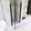 34-35 3/8 "Porte de douche pivotante sans cadre-114657557