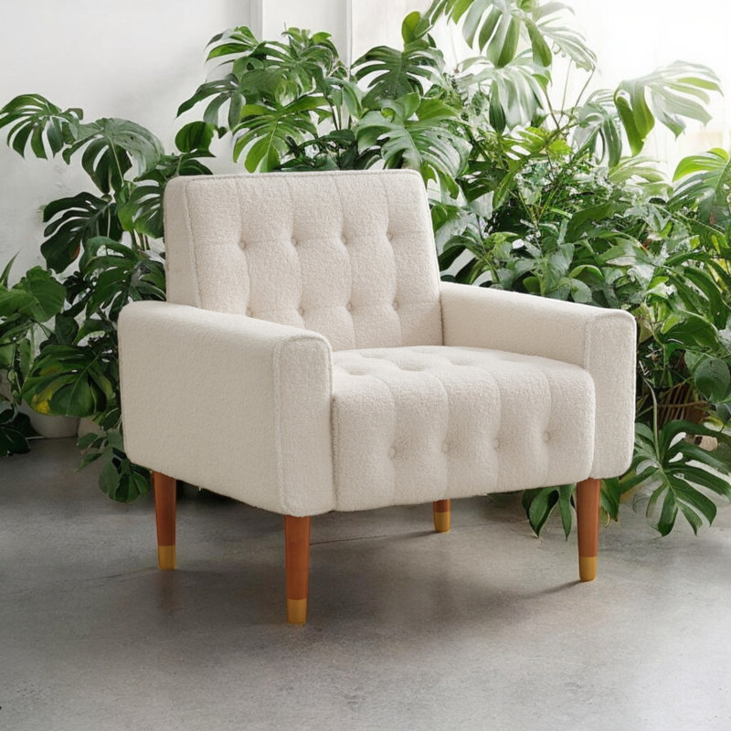 Fauteuil d'appoint 33,73 po Biscuit