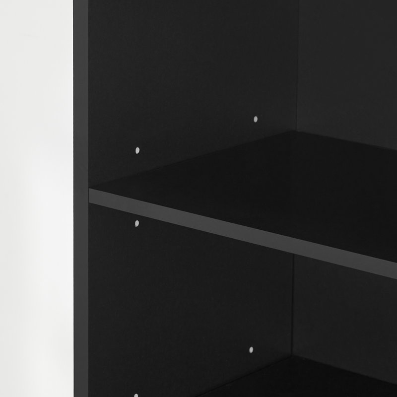 Armoire de rangement pour CD et DVD, Noir