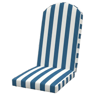 Ensemble de coussins de chaise Sunbrella Adirondack - Coussin de dossier et de siège extérieur, coussin hydrofuge résistant à la décoloration pour chaises de patio, de terrasse et de porche (dossier 28,5 x 20 x 3, siège 17 x 20 x 3)