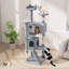 Arbre à chat Draxton 77 po et chatons-1681240946