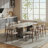 Wakenda 70.9" Modern Rectangular Sintered Stone Dining Table With Stainless Steel Base-42641468-42641469